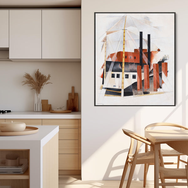 Charles Demuth Artwork Canvas Print Framed Piano Mover's Holiday 1919