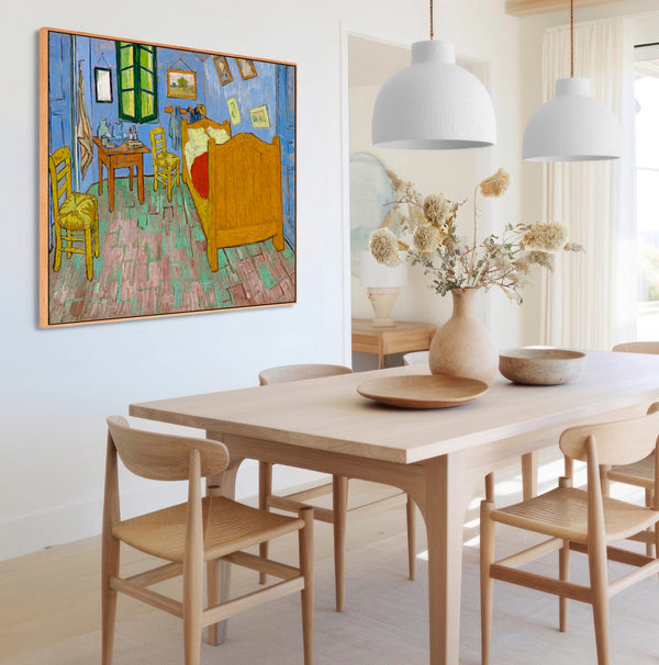 Large Vincent Van Gogh Framed Wall Art Print of The Bedroom Painting