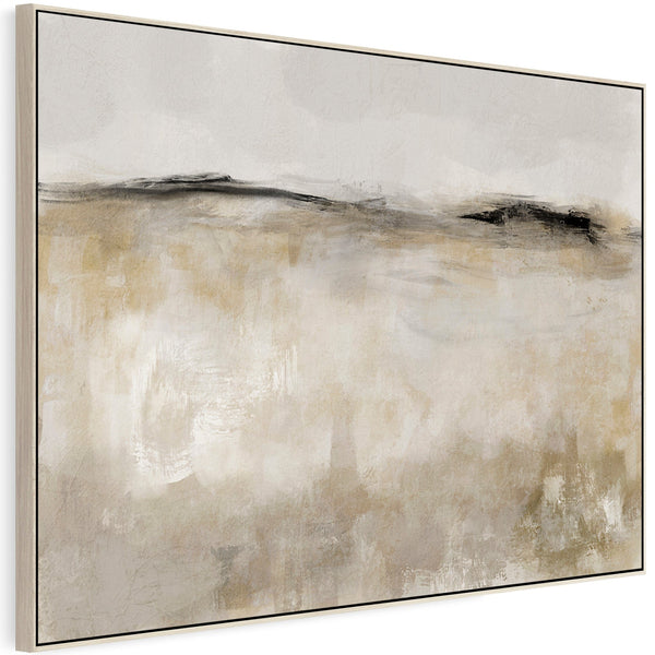 Neutral Framed Canvas Wall Art Prints for Living Room - Beige - 2084
