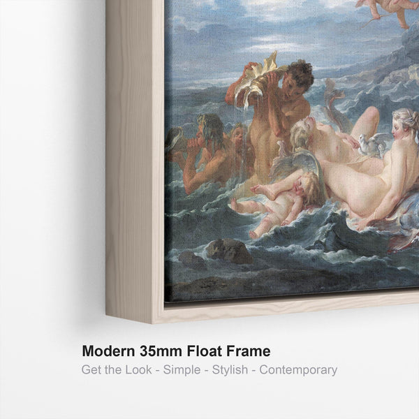 Francois Boucher Framed Artwork Print on Canvas The Triumph of Venus