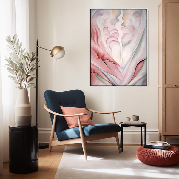 Georgia OKeeffe Artwork Canvas Print Framed Flower Abstraction 1924