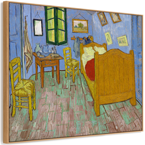 Large Vincent Van Gogh Framed Wall Art Print of The Bedroom Painting