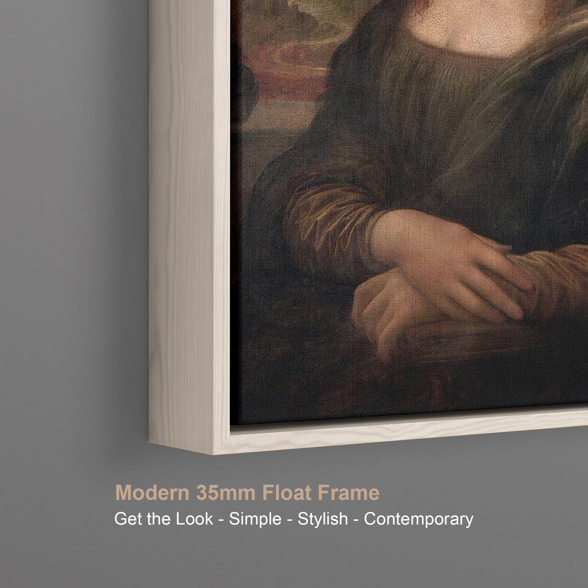 Mona Lisa Extra Large 24 x 36 inch good Canvas Print | Da Vinci Painting on Canvas | Famous Artwork for your Wall