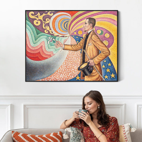 Paul Signac Artwork Print on Canvas Portrait of Felix Feneon 1890