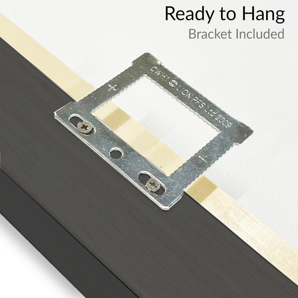 Large Grey Wall Art for Living Room - XL Set of 3 Framed Canvas Pictures