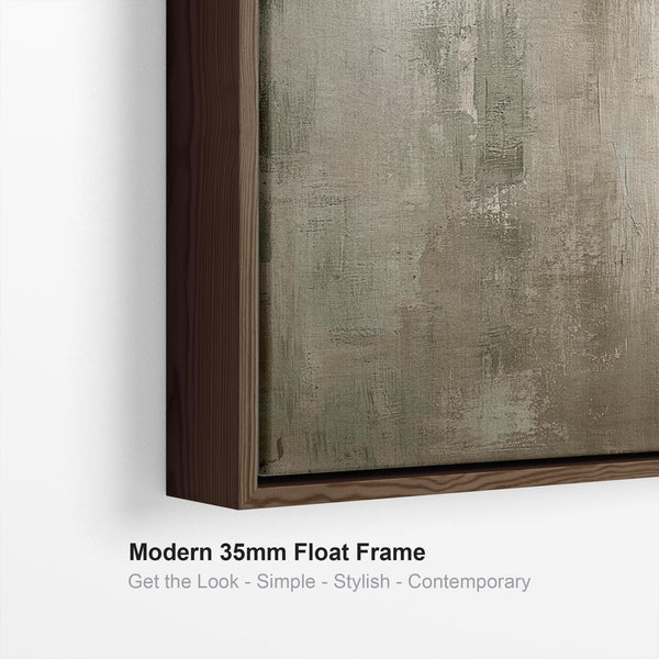 Extra Large 2m Modern Abstract Art Prints - Framed Canvas - Neutral Beige Set of 3 - 212cm