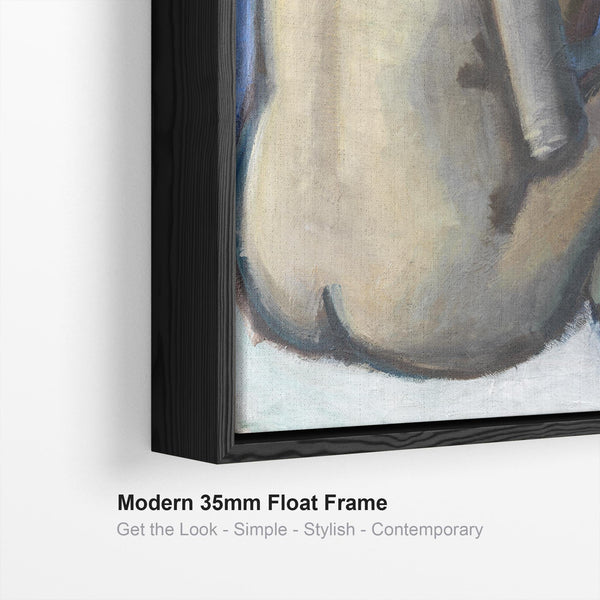 Vilhelm Lundstrom Framed Artwork Print on Canvas Bathers - After the Bath