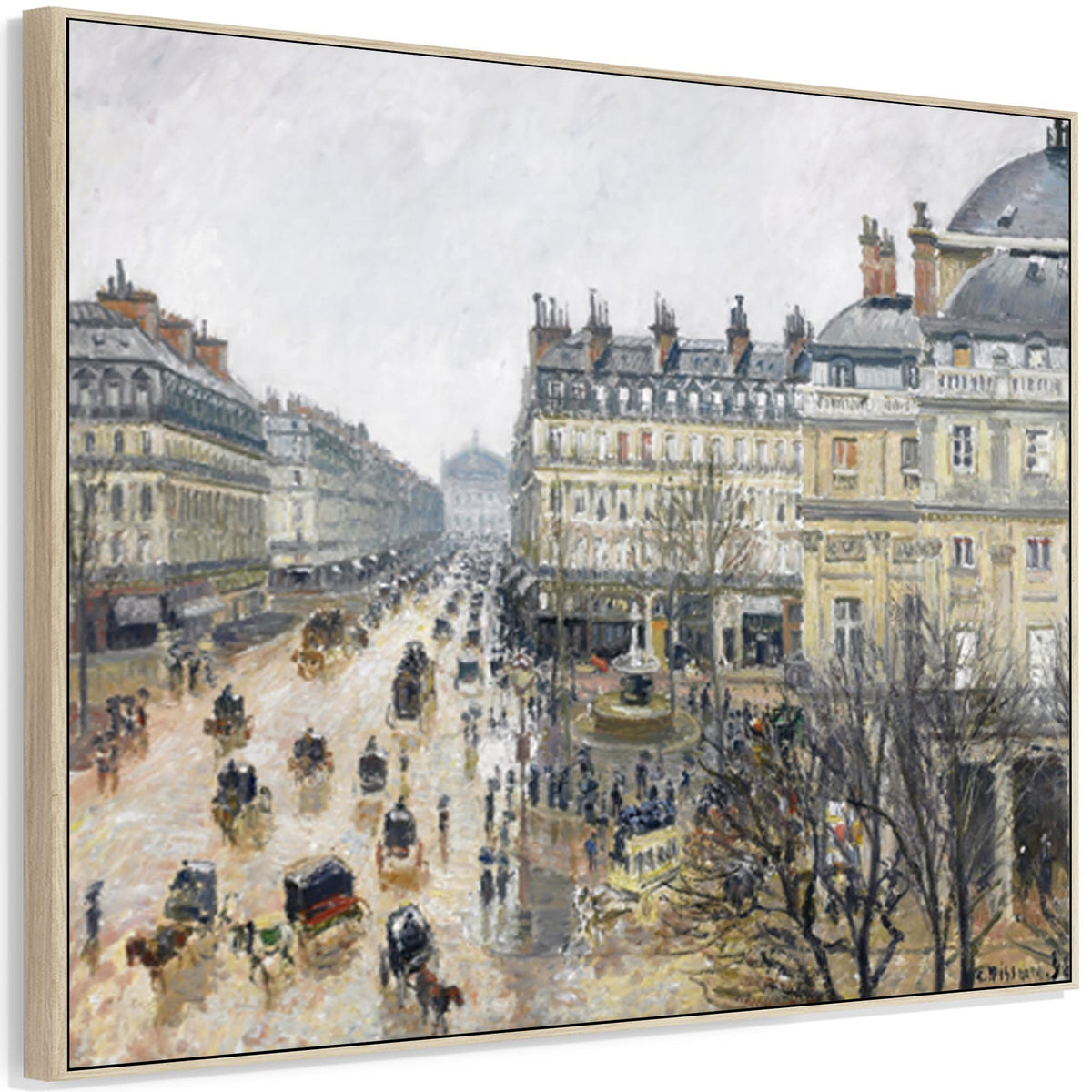 2024 Camille Pissarro,White Frost,large wall art,framed wall art,canvas wall art,large canvas,M3288