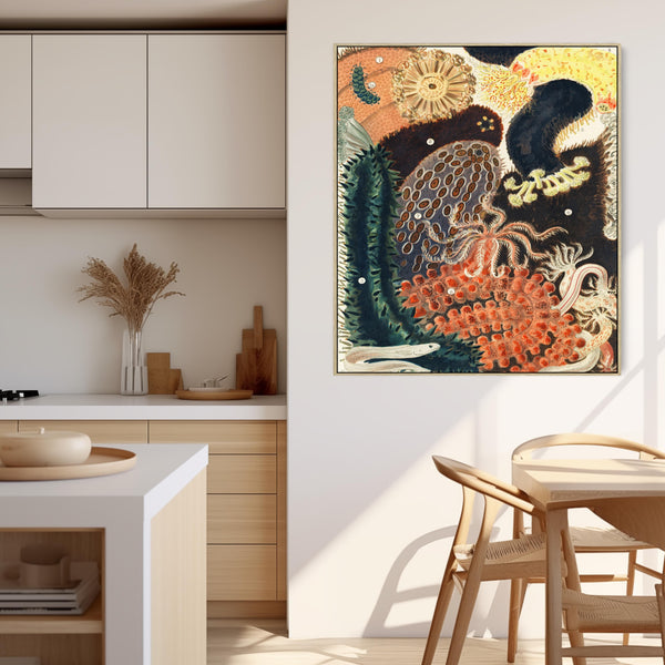 Shells Barrier Reef by William Saville Kent Framed Canvas Artwork Print