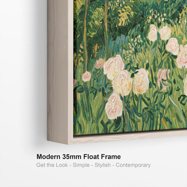 Large Living Room Framed Wall Art - Abstract Van Gogh Meadow