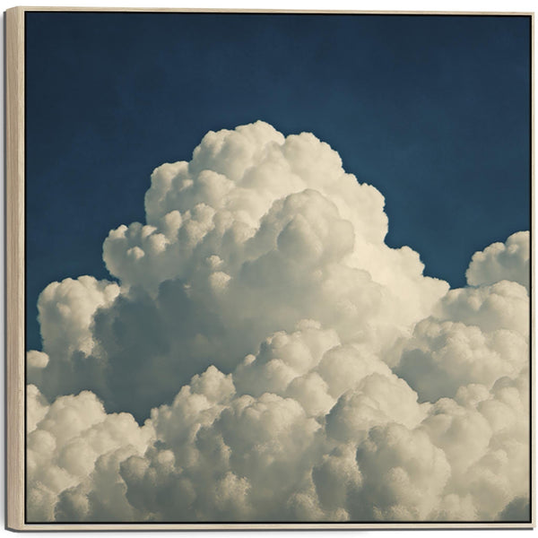 Hallway Framed Wall Art Canvas Clouds - Entrance Way Artwork