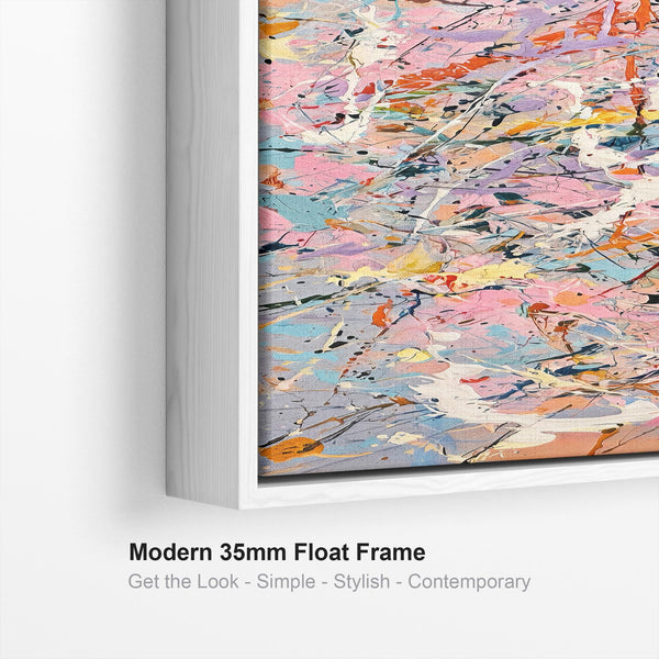 Brighten your Hallway - Abstract Colourful Framed Entrance Art