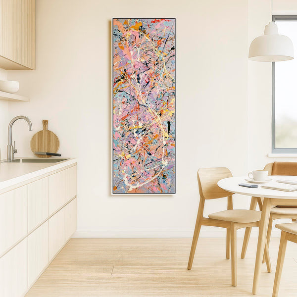 Brighten your Hallway - Abstract Colourful Framed Entrance Art