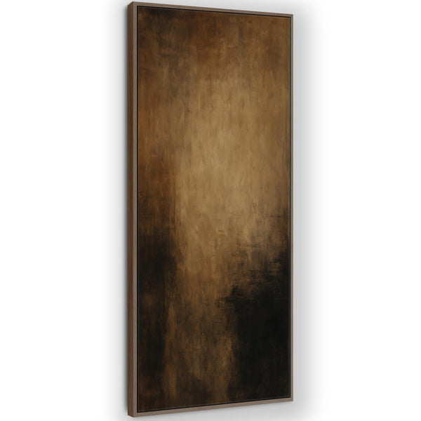 Brown Beige Black Framed Artwork Canvas Mocha Wish