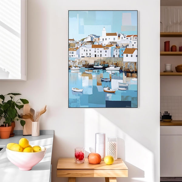 Framed Cornish Wall Art - Cerulean Harbour