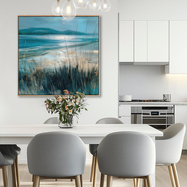 Scottish Islands Framed Coastal Beach Wall Art - Celtic Light
