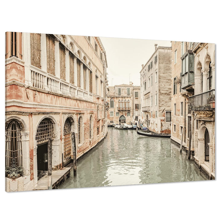 Venice Canvas Art Pictures Cities Peach - 1RL875M