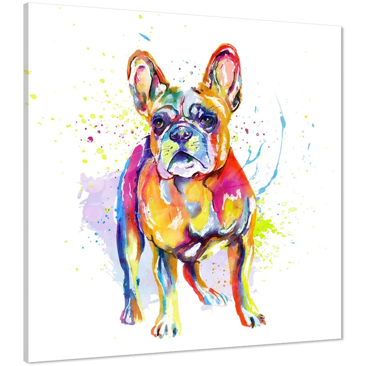 French Bulldog Canvas Art Pictures - Multicoloured - 1RP626M
