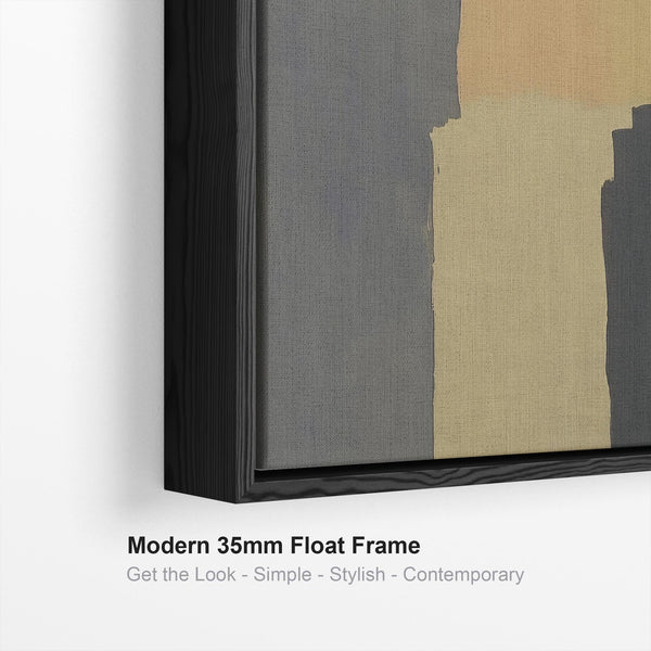 Sage Green Abstract Framed Wall Art - Olive Balance