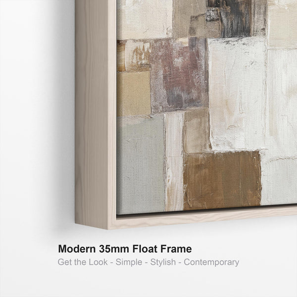 Extra Large Oversized Framed Canvas Picture - Grounded Earth