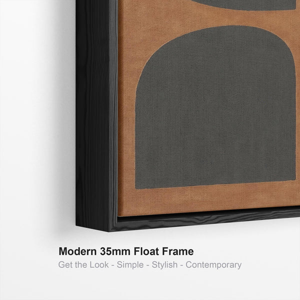 Burnt Orange Rust Abstract Artwork - Umber Earth