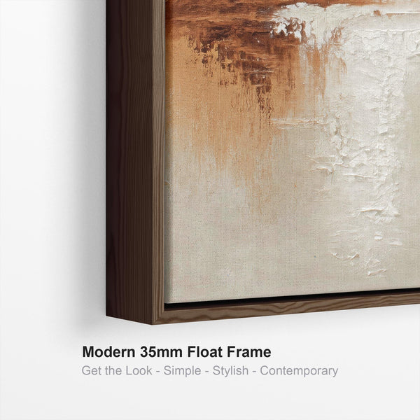 Orange Rust Landscape Framed Artwork - Umber Shores