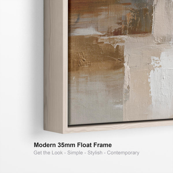 Blush Pink Neutral Canvas Pictures Framed Faded Wish
