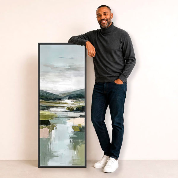 Tall Vertical Wall Art Framed - Upright Scottish Landscape