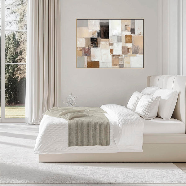 Extra Large Oversized Framed Canvas Picture - Grounded Earth