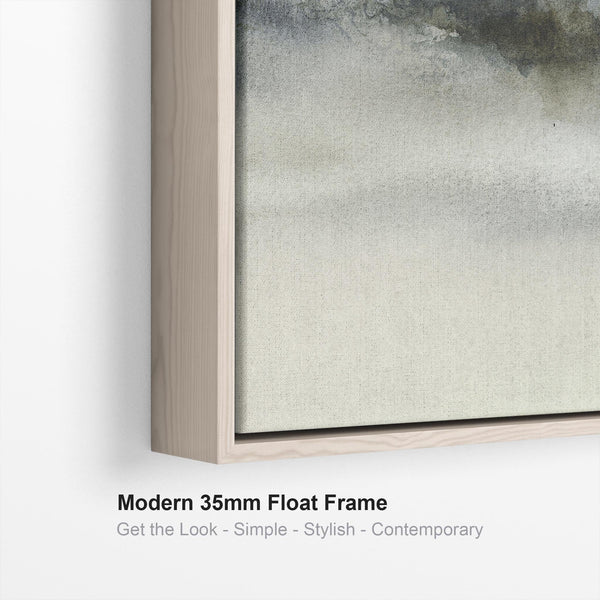 Wide Neutral Taupe Bedroom Wall Art over Bed Horizontal Abstract Panoramic