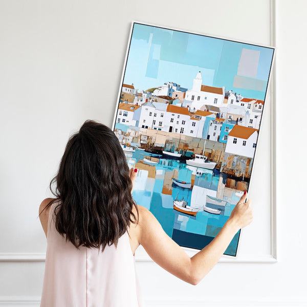 Framed Cornish Wall Art - Cerulean Harbour