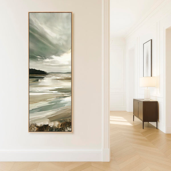 Irish Landscape Framed Coastal Wall Art Canvas - Atlantic Way
