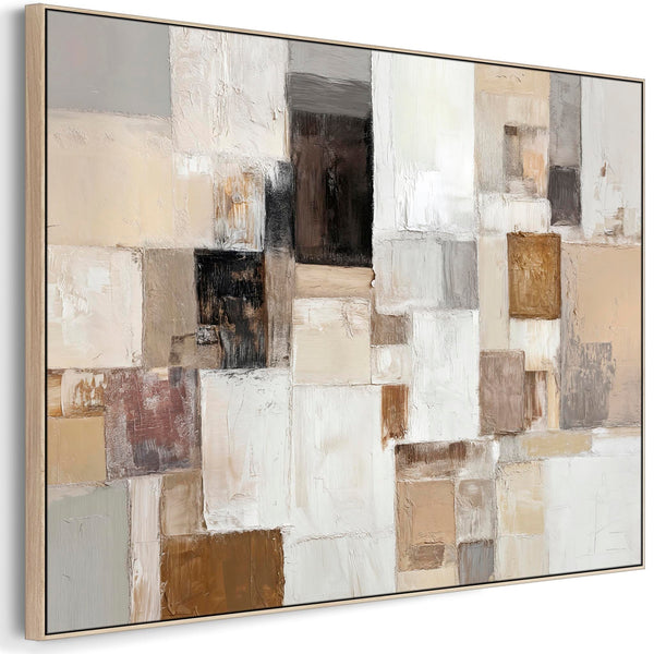 Extra Large Oversized Framed Canvas Picture - Grounded Earth