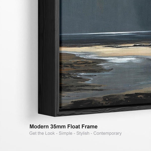 Extra Large Framed Scottish Canvas Artwork - Lighthouse - Calm before the Storm