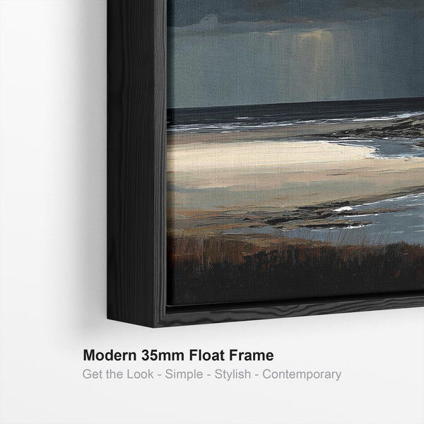 Extra Large Scottish Framed Art - Lighthouse - Last Light