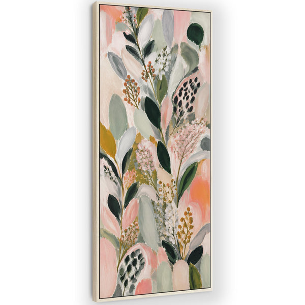 Hallway Tall Canvas Art - Colourful Entrance Artwork