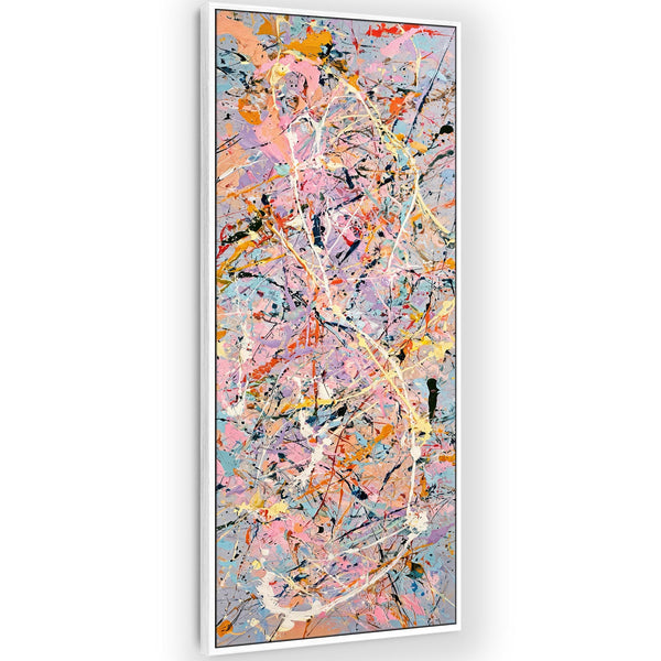 Brighten your Hallway - Abstract Colourful Framed Entrance Art