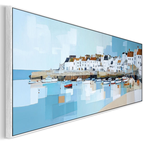 Wide Cornish Panoramic Wall Art Print - Long Narrow Coastal Artwork