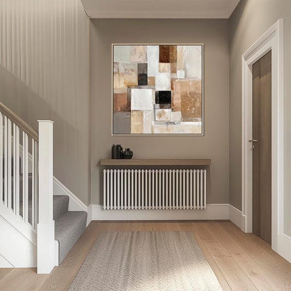 Sitting Room Framed Wall Art for Lounge - Quiet Calm Balance