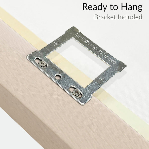 Greige Abstract Framed Wall Art Canvas Neutral Grey Narrow Panoramic