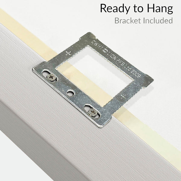 Long Thin Panoramic Wall Art Canvas Neutral Cream Grey Abstract