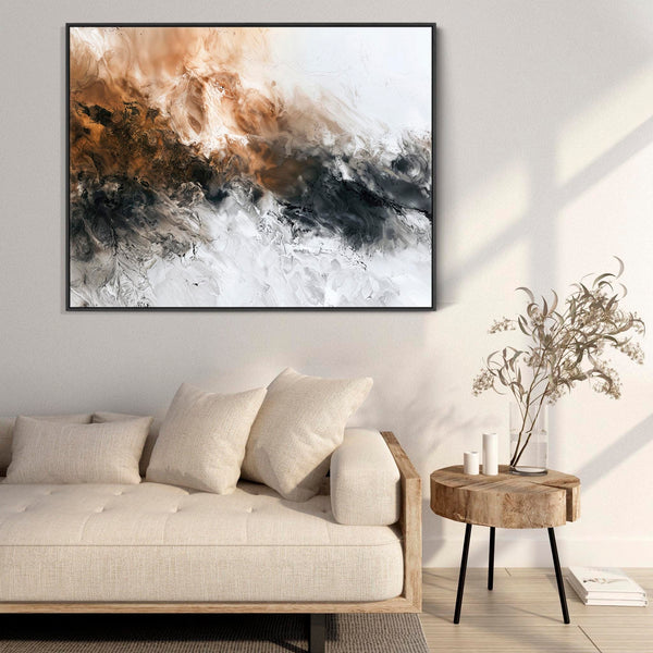 Living Room Framed Wall Art - Umber Dream - Lounge Artwork