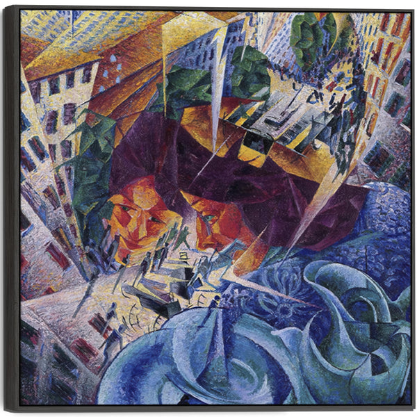 Umberto Boccioni Framed Canvas Picture Visioni Simultanee