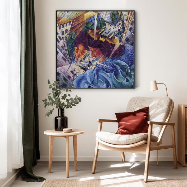 Umberto Boccioni Framed Canvas Picture Visioni Simultanee