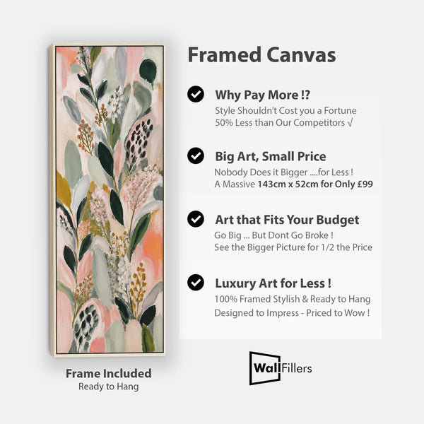 Hallway Tall Canvas Art - Colourful Entrance Artwork