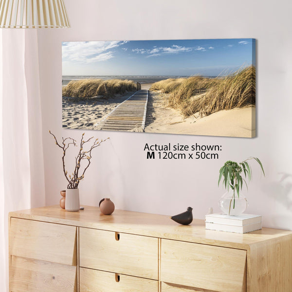 Pathway to the Ocean Landscape Beach Canvas