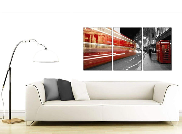 3 Panel City Canvas Art 125cm x 60cm 3127