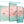 panoramic large duck egg blue and pink roses flower floral canvas split 4 panel 4287 for your girls bedroom