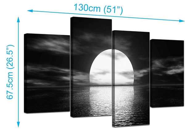 Black and White Seascape