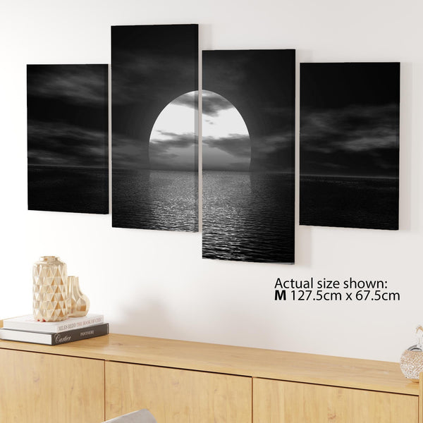 Black and White Seascape